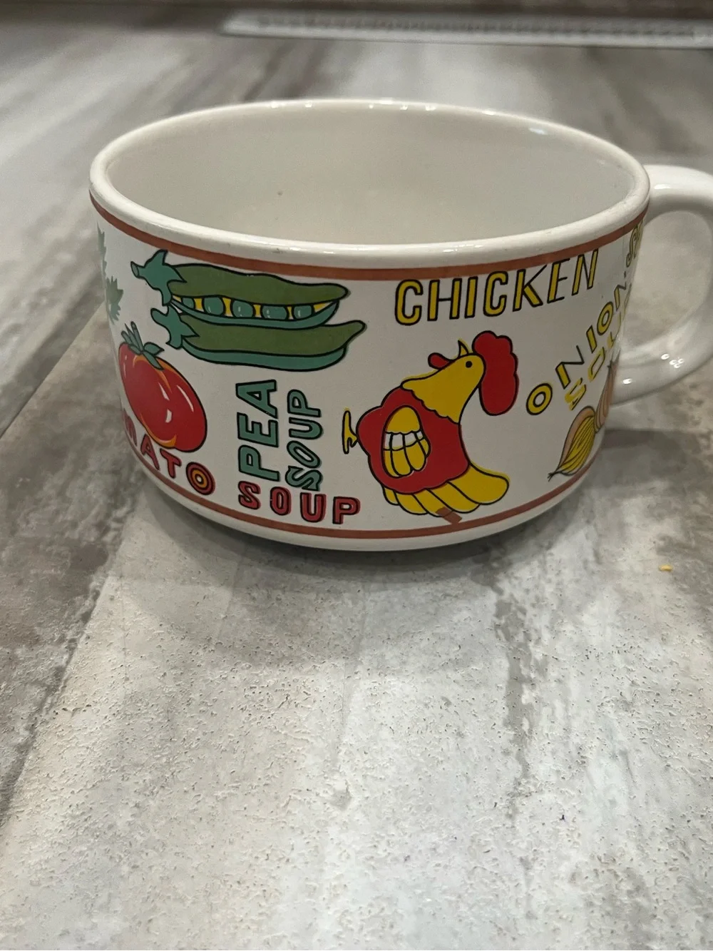 Vintage Pop Art Soup Bowl